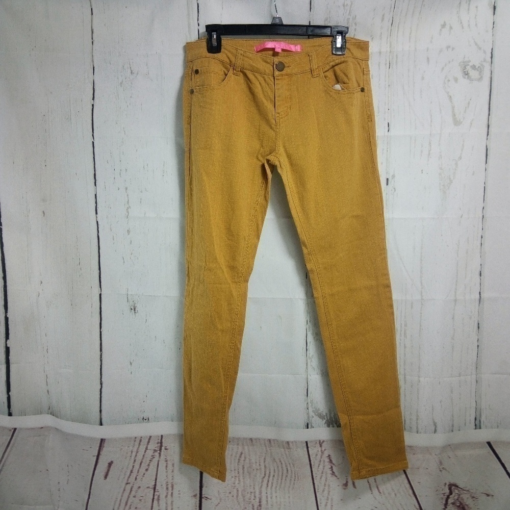 Tinseltown Denim Couture Size 9 Orange Jeans 31x30